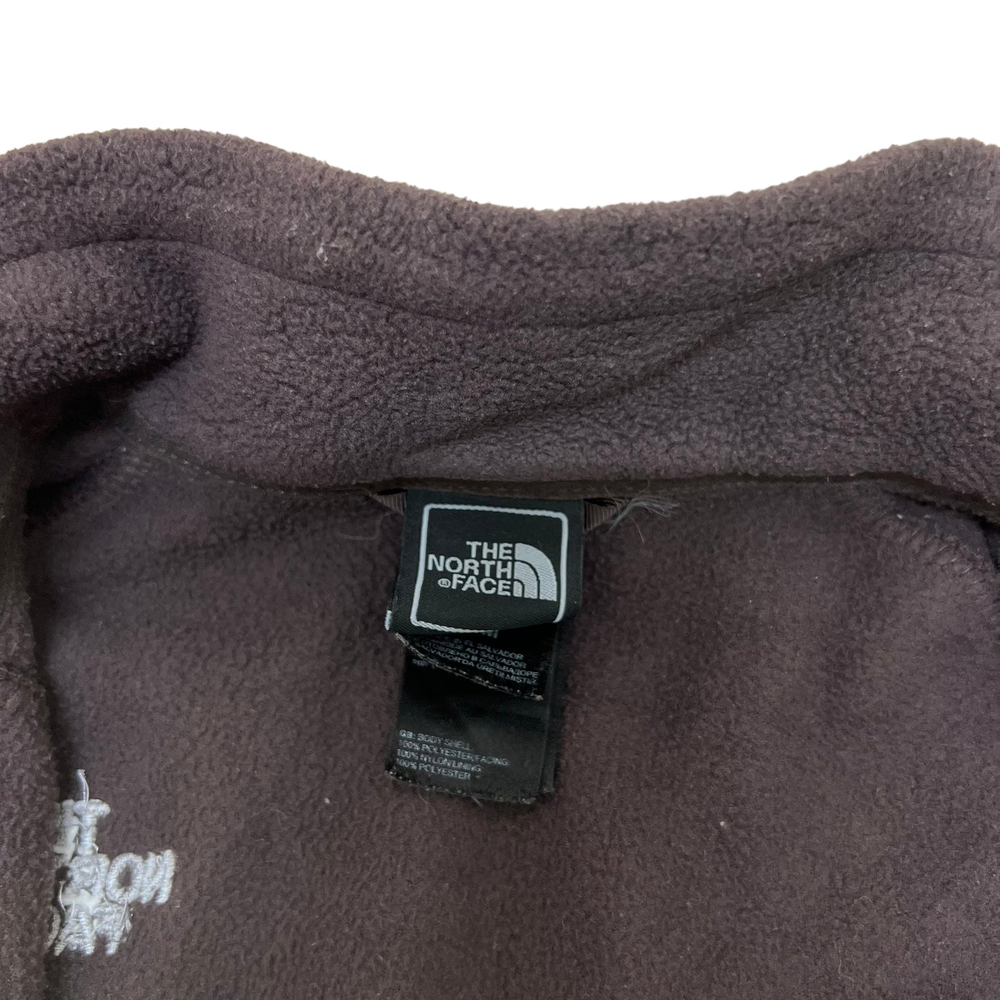 GM383 THE NORTH FACE ザノースフェイス 長袖 ジップアップ フリース ジャケット 上着 羽織り トップス ブラウン レディース M