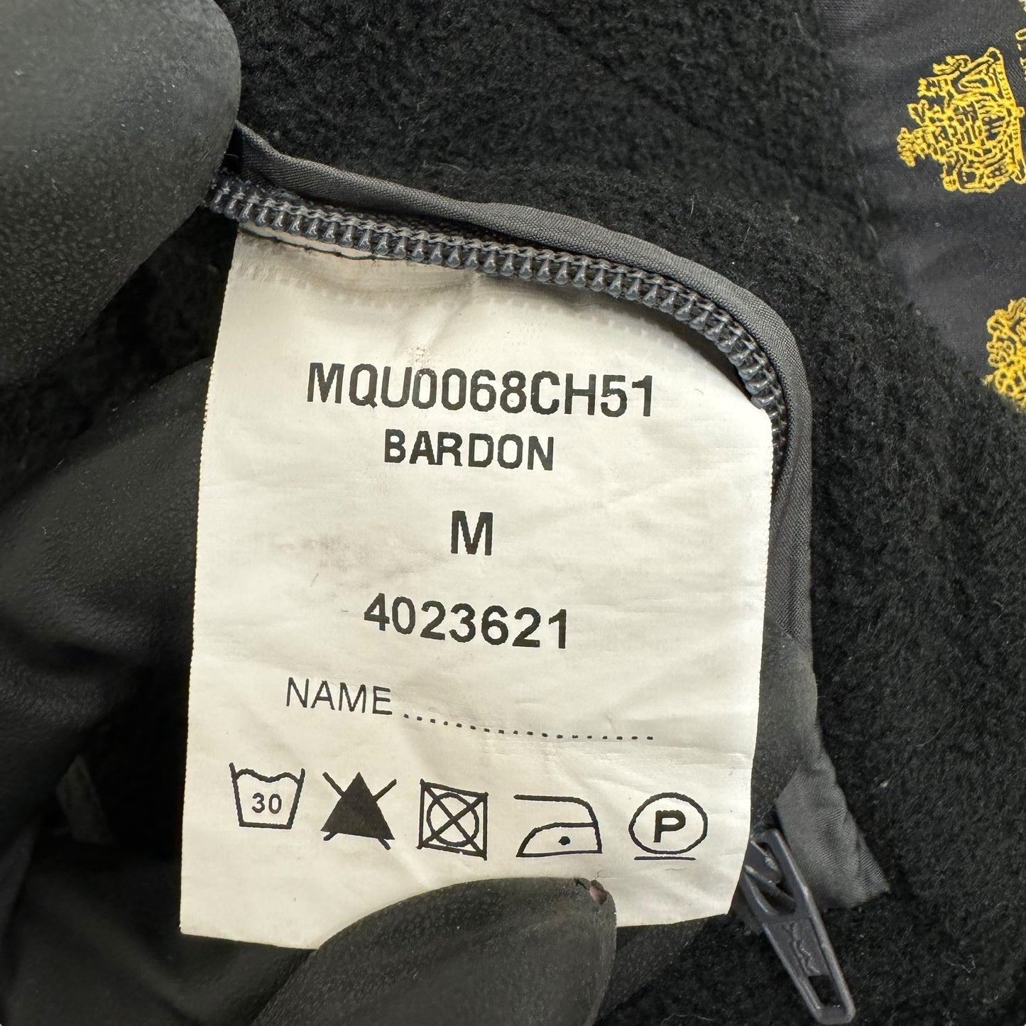 GC934 Barbour バブアー キルティングジャケット ジャケット 襟元コーデュロイ トップス 上着 羽織り グレー メンズ サイズM