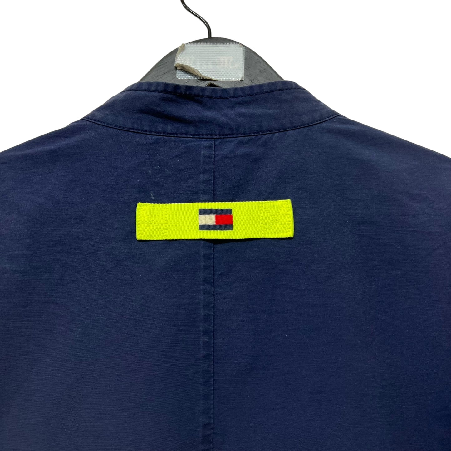 GM341 TOMMY JEANS トミー ジーンズ 長袖 ジップアップ ジャケット 上着 羽織り トップス ネイビー メンズ L