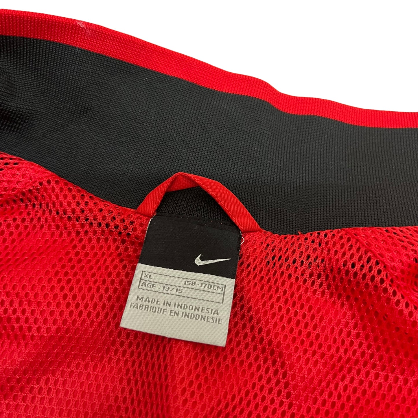 GM344 NIKE ナイキ 長袖 ジップアップ ジャケット 上着 羽織り トップス レッド メンズ XL