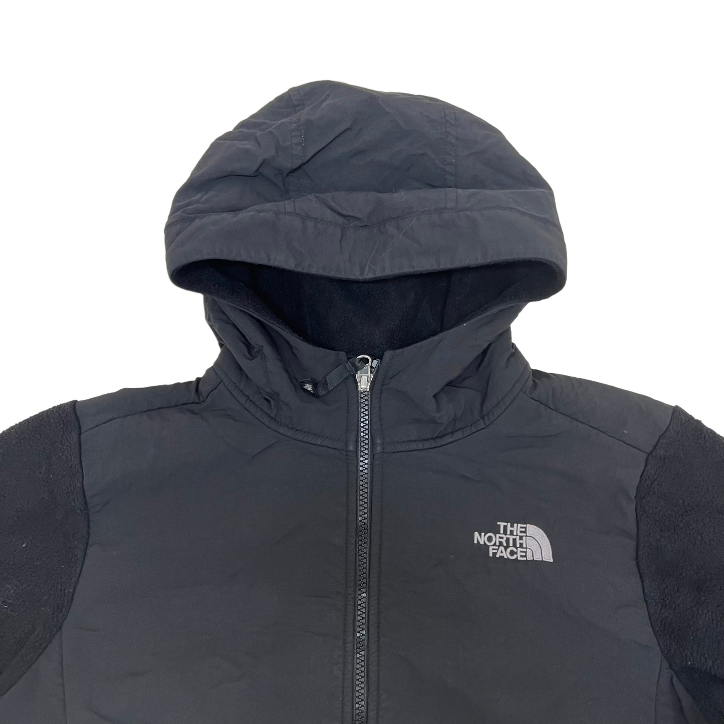 GM368 THE NORTH FACE ザノースフェイス 長袖 ジップアップ フリース ジャケット 上着 羽織り トップス ブラック キッズ 子供服 XL