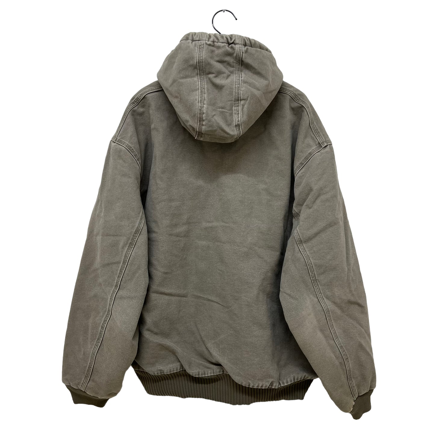 GM125 Carhartt カーハート 長袖 ジップアップ ダックジャケット 上着 羽織り トップス グレージュ系 メンズ 実寸参考