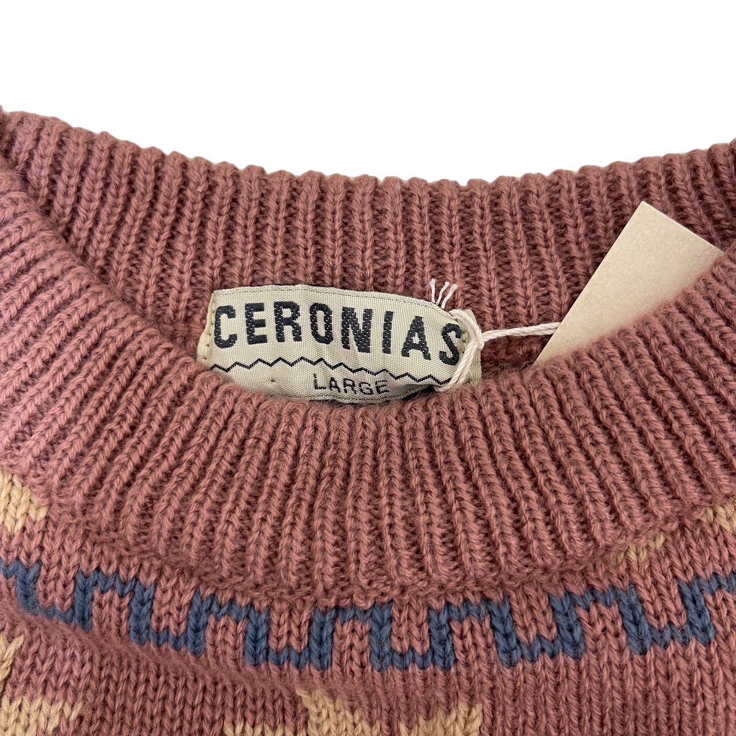 GC31 CERONIAS ニット セーター くすみピンク系 メンズ サイズL