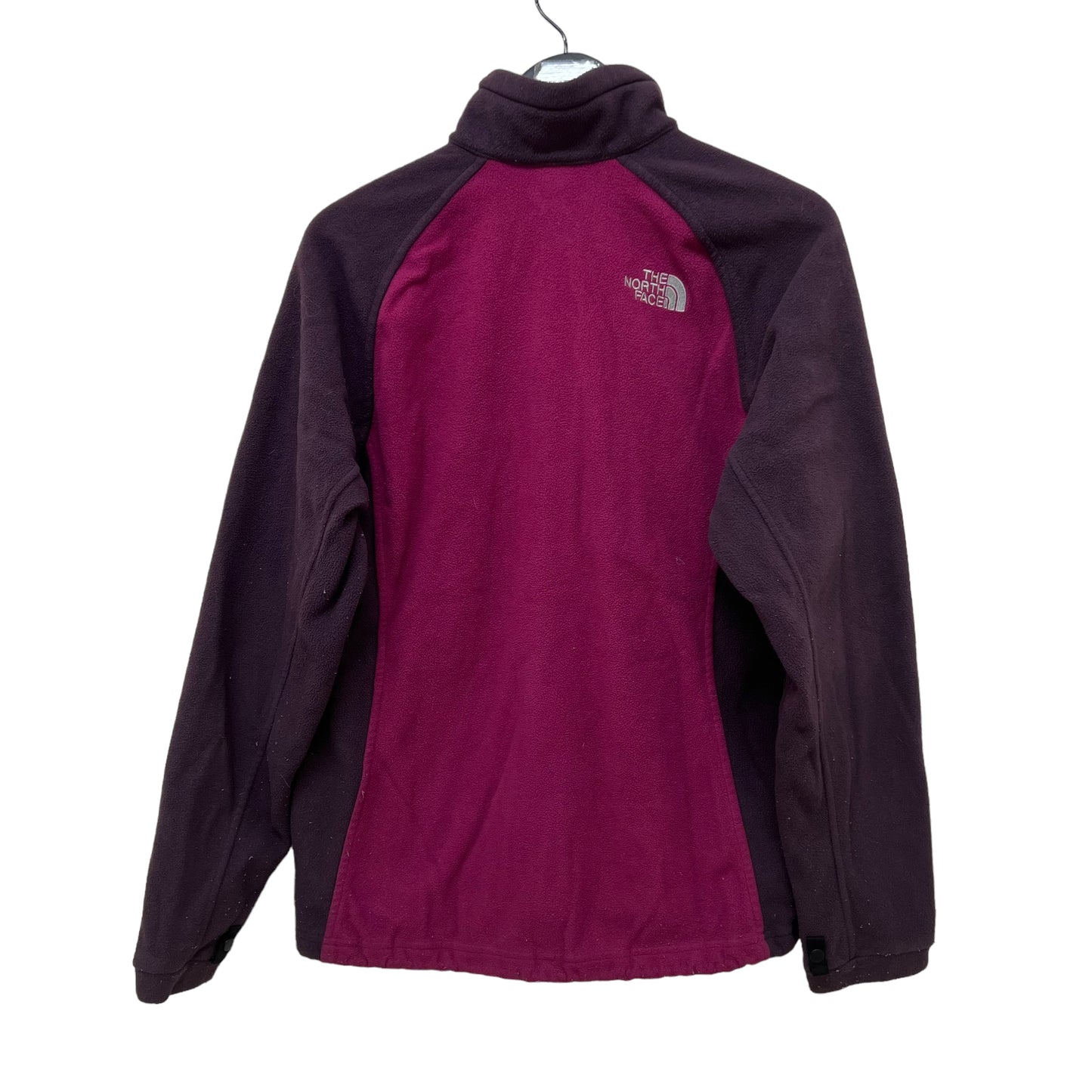 GM384 THE NORTH FACE ザノースフェイス 長袖 ジップアップ フリース ジャケット 上着 羽織り トップス 紅色系 レディース M