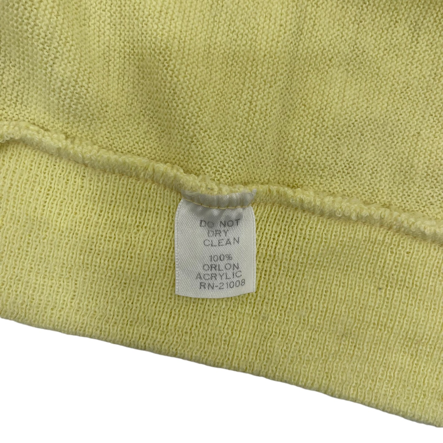 GC190 IZOD LACOSTE ニットカーディガン トップス イエロー メンズ サイズM