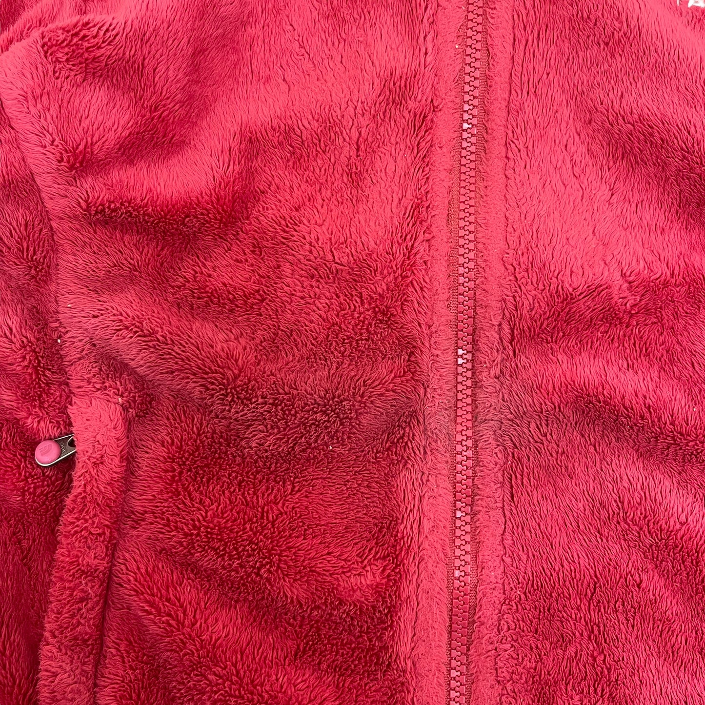 GC248 THE NORTH FACE フリーストップス トップス 裏ボア レッド レディース サイズM
