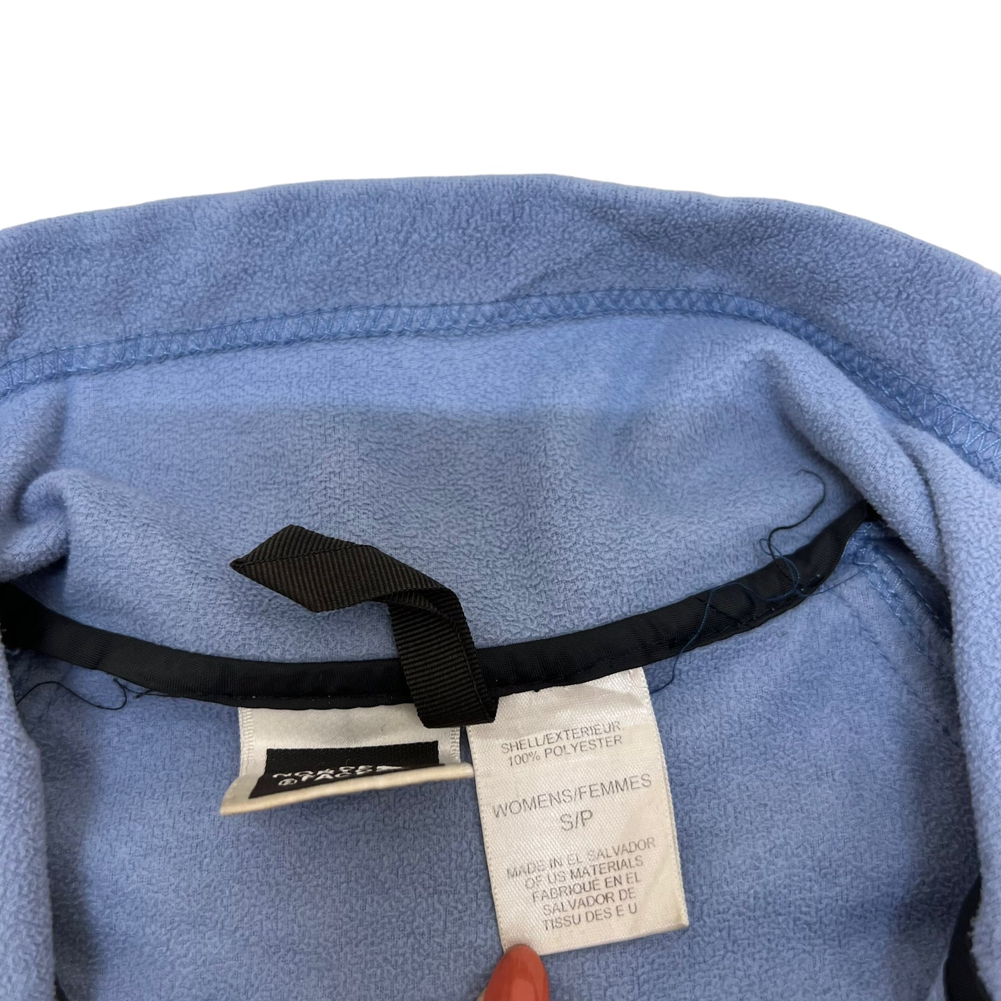 GM145 THE NORTH FACE ザノースフェイス 長袖 ジップアップ フリース トップス 羽織り ブルー系 メンズ S