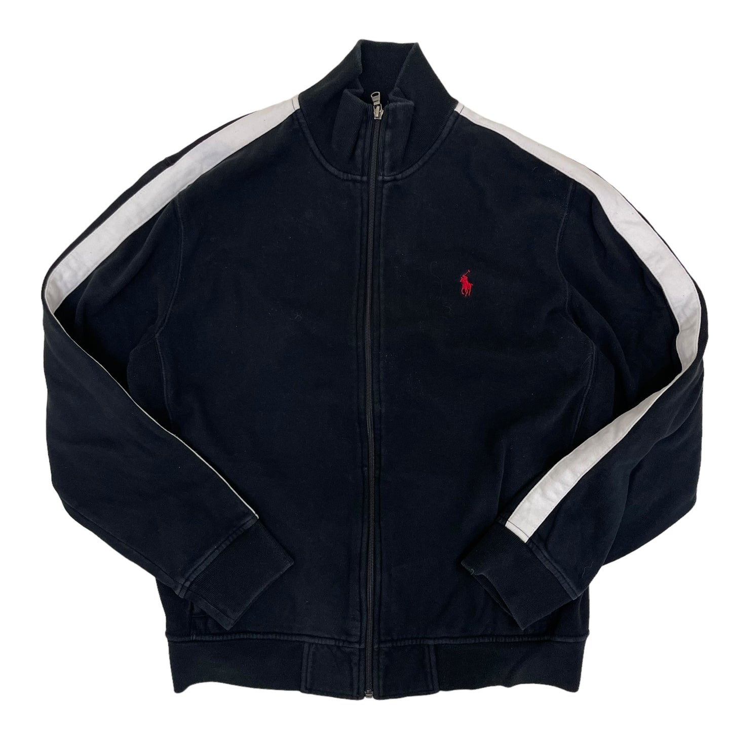 GC438 Polo by RALPH LAUREN スウェットトップス ジップアップトップス トップス ジャージ ブラック メンズ サイズL