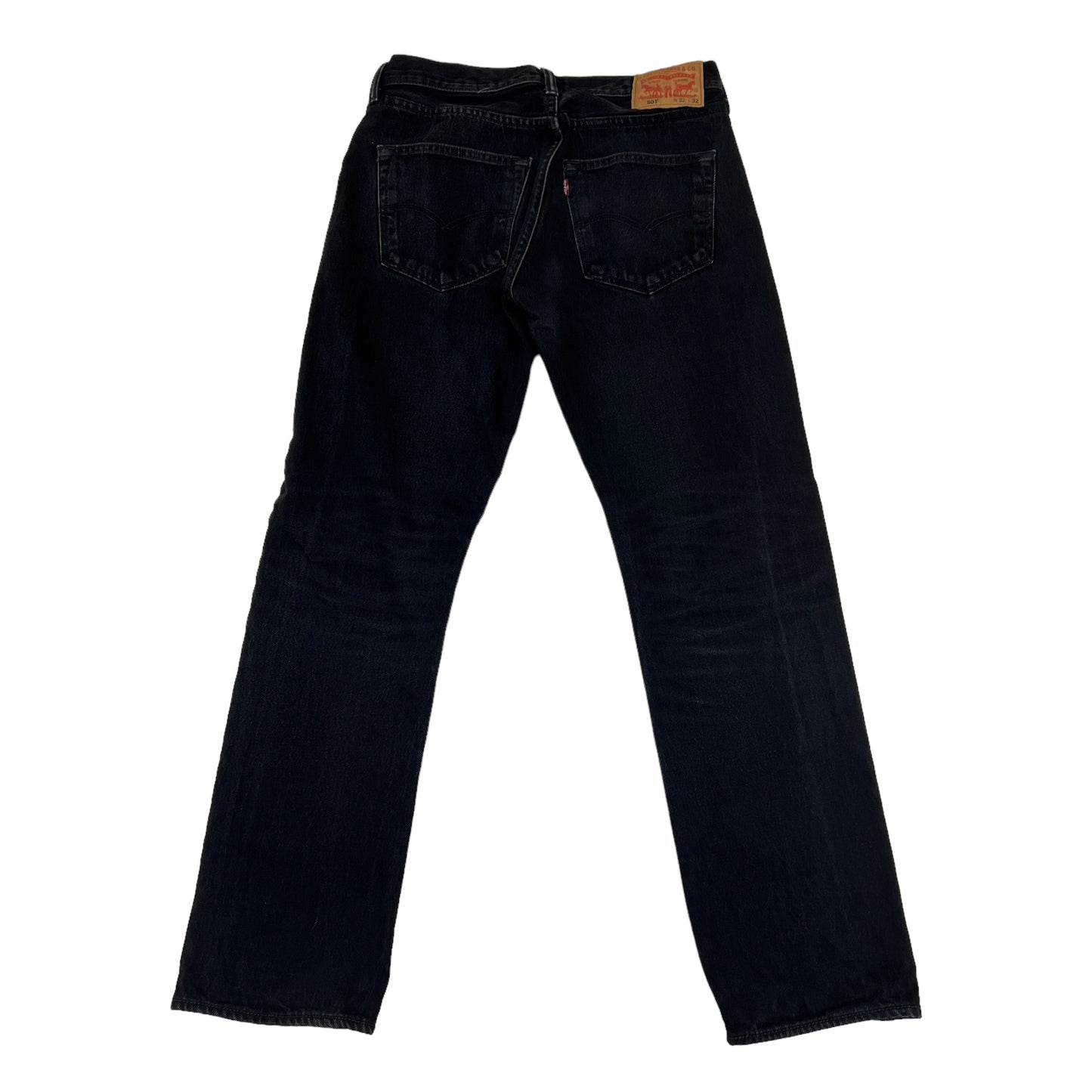 GM217 Levi's リーバイス 501 デニムパンツ ロングパンツ 長ズボン ボトムス ブラック系 メンズ W32