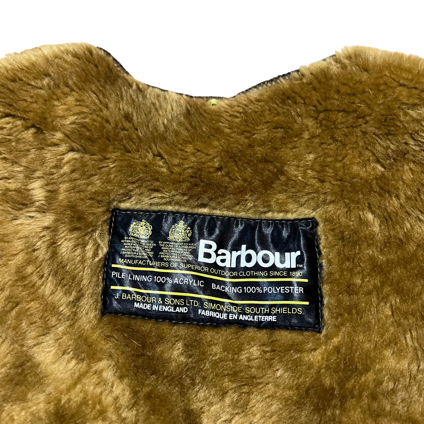 GM82 Barbour バブアー 2ワラント ライナーベスト パイル 羽織り トップス ブラウン ユニセックス 36
