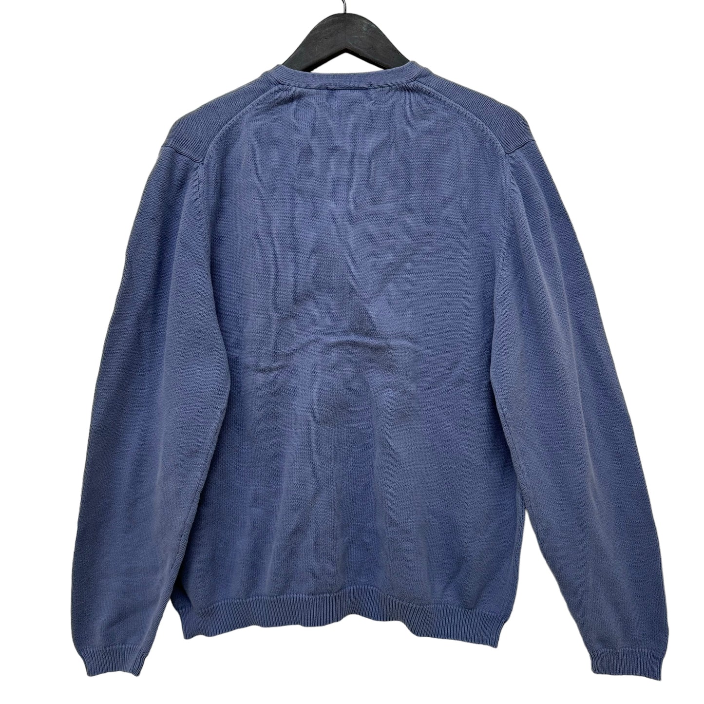 GC852 BROOKS BROTHERS ブルックスブラザーズ コットン 綿 100% ニット セーター Vネック 長袖 ブルー系 メンズ サイズM