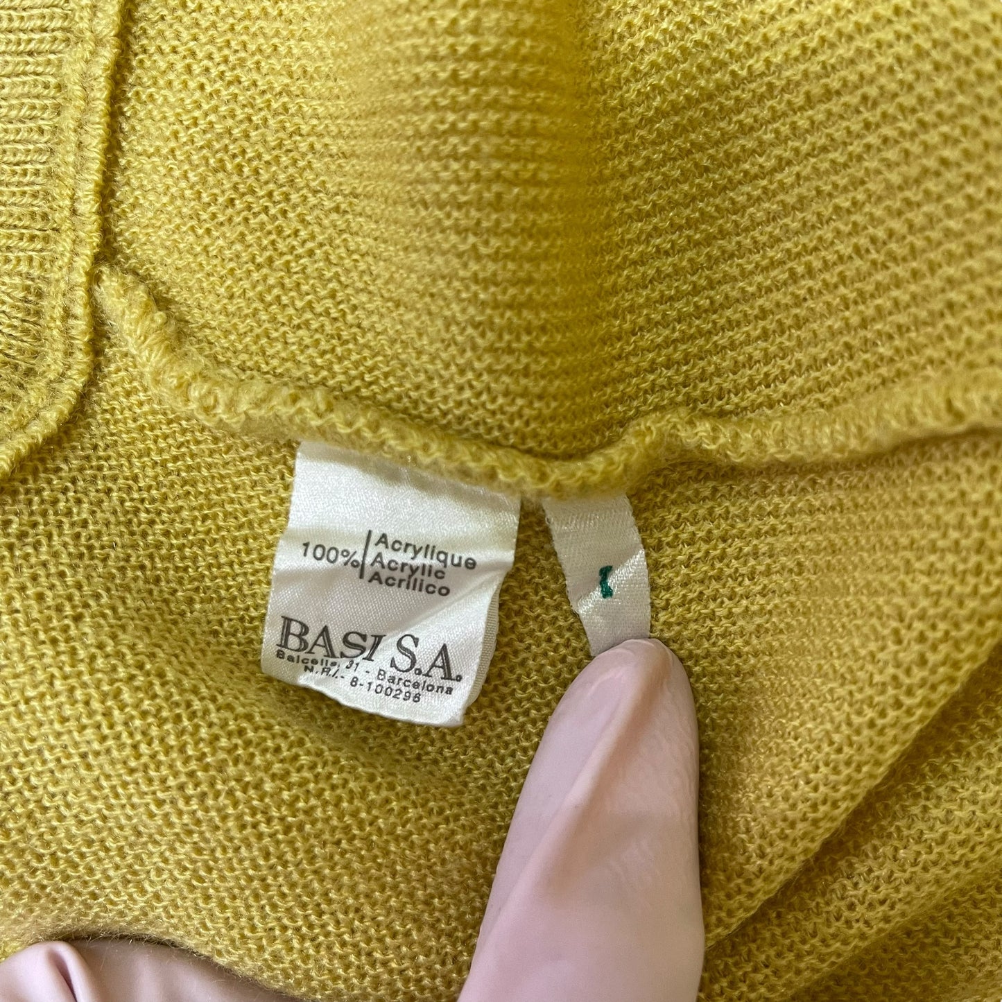 GC416 LACOSTE CHEMISE カーディガン 羽織り イエロー メンズ
