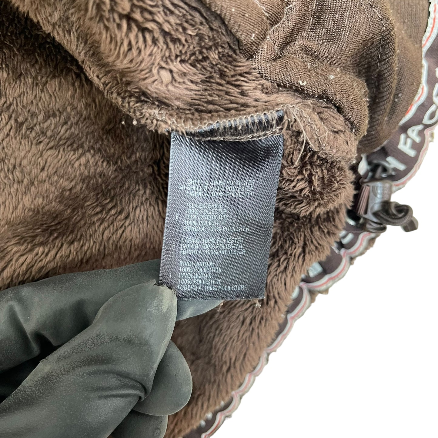 GC243 THE NORTH FACE フリーストップス ジップアップ トップス ブラウン レディース サイズL