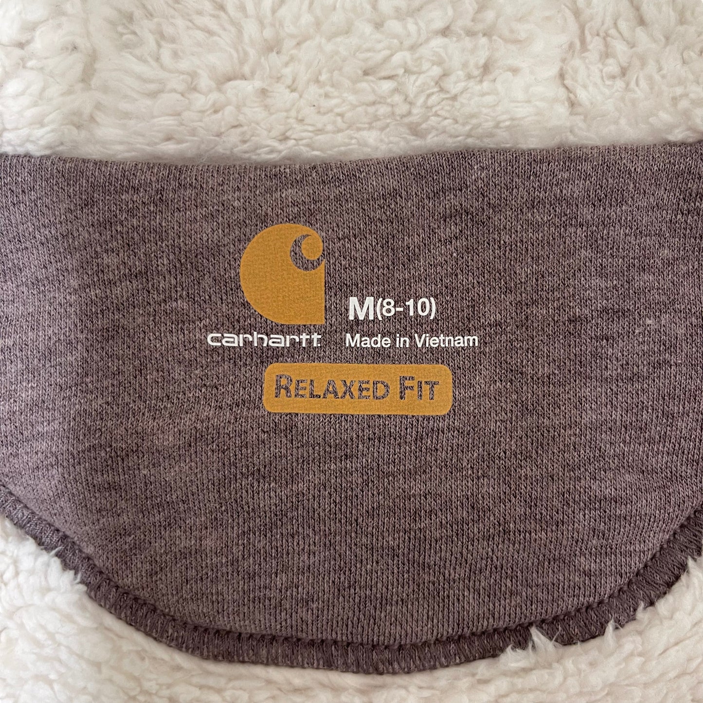 GC43 carhartt 裏ボア スウェットパーカー 小豆色 レディース サイズM