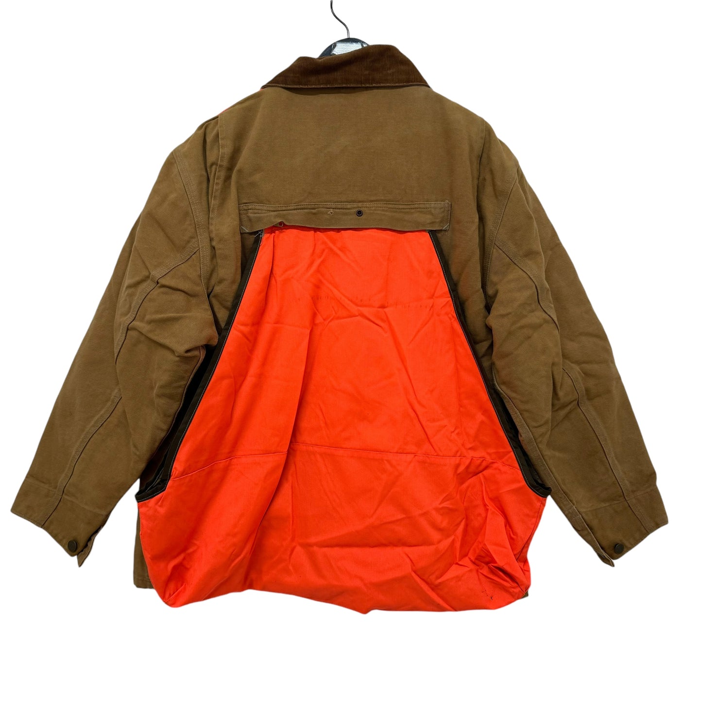 GC930 Carhartt カーハート ハンティングジャケット ダック地 襟元コーデュロイ ジャケット 上着 羽織り ブラウン系 メンズ サイズXL
