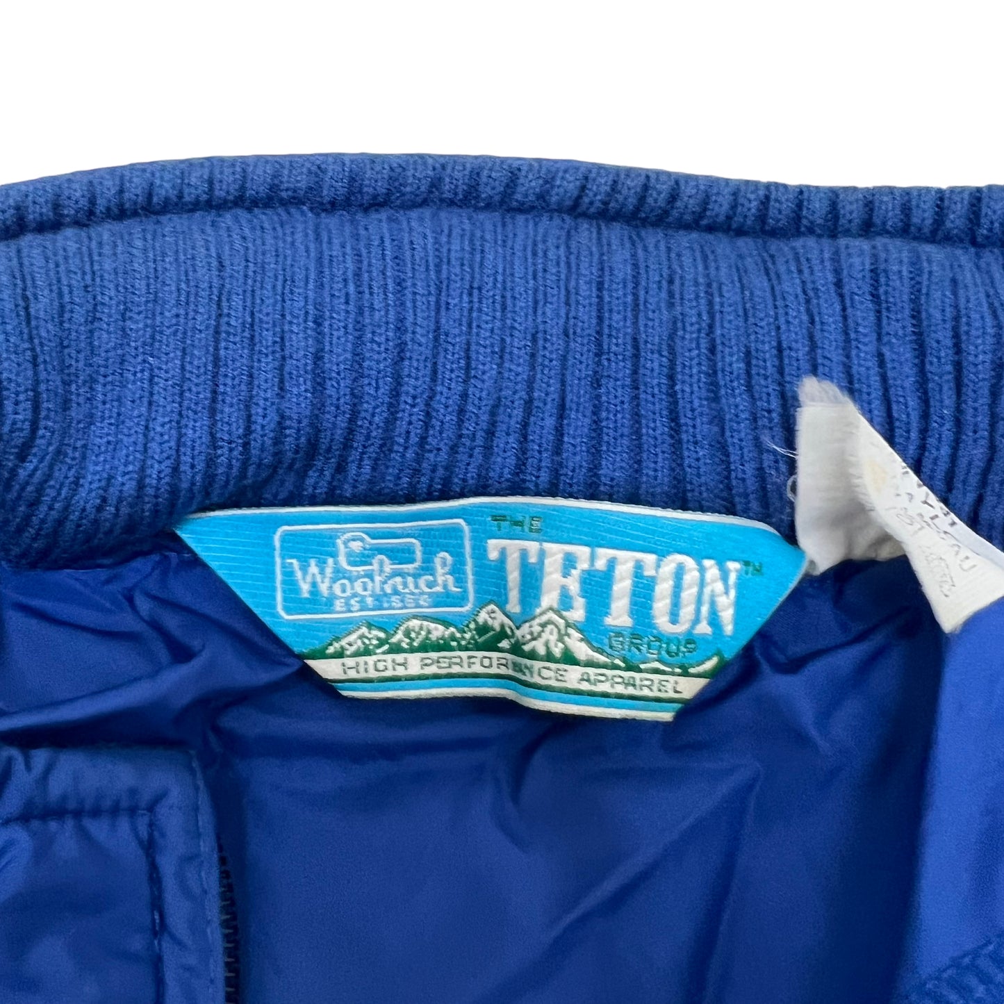 GM96 WOOLRICH ウールリッチ TRTON 長袖 ジップアップ ナイロンジャケット トップス ブルー メンズ M