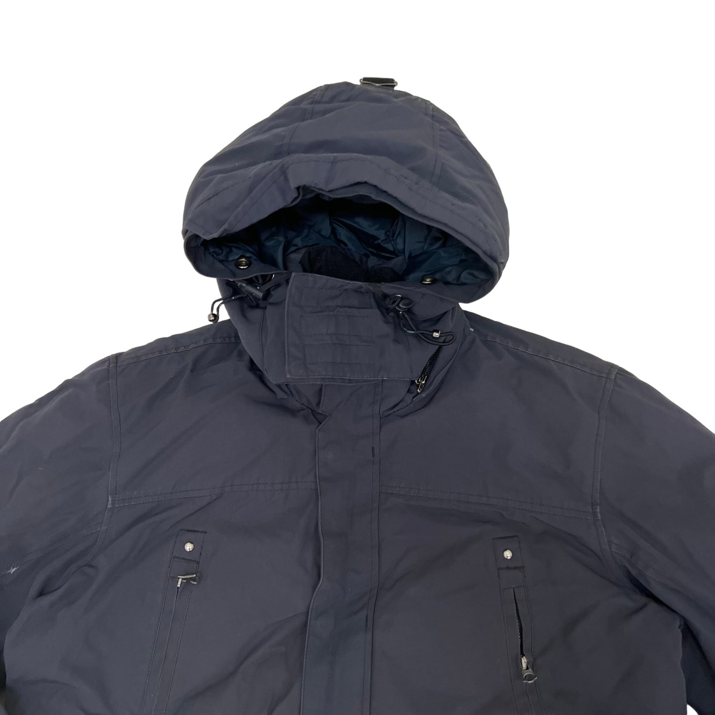GM193 Levi's リーバイス 長袖 ジップアップ アウター トップス 羽織り 上着 ブラック系 メンズ 実寸参考