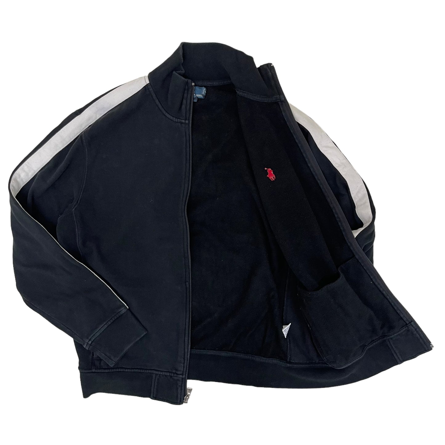 GC438 Polo by RALPH LAUREN スウェットトップス ジップアップトップス トップス ジャージ ブラック メンズ サイズL