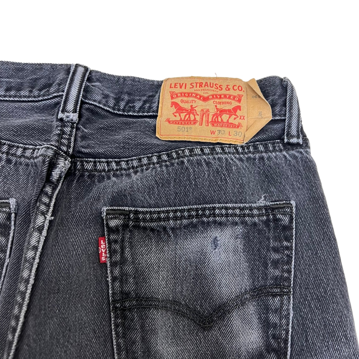 GM219 Levi's リーバイス 501 デニムパンツ ジーパン ジーンズ Gパン ロングパンツ ボトムス グレー系 メンズ W30