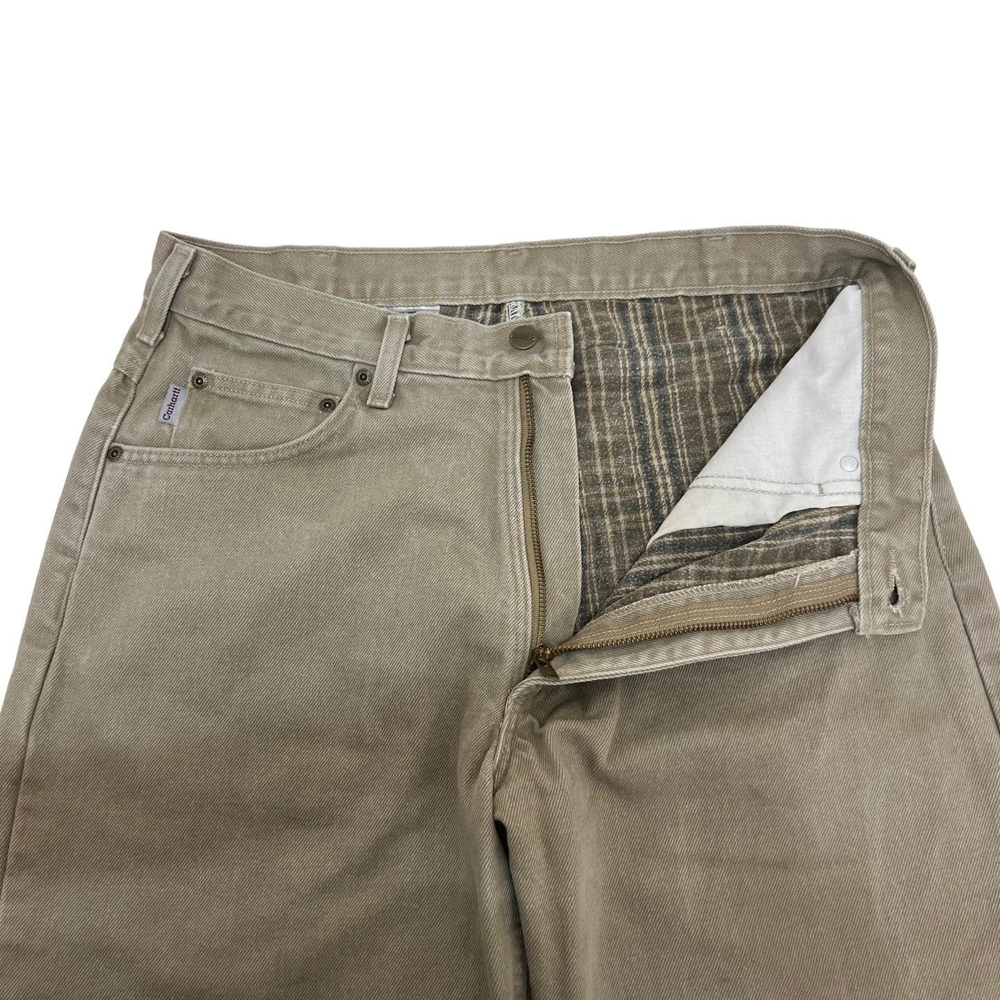 GM190 Carhartt カーハート ワークパンツ ロングパンツ 長ズボン ボトムス ベージュ系 メンズ 34