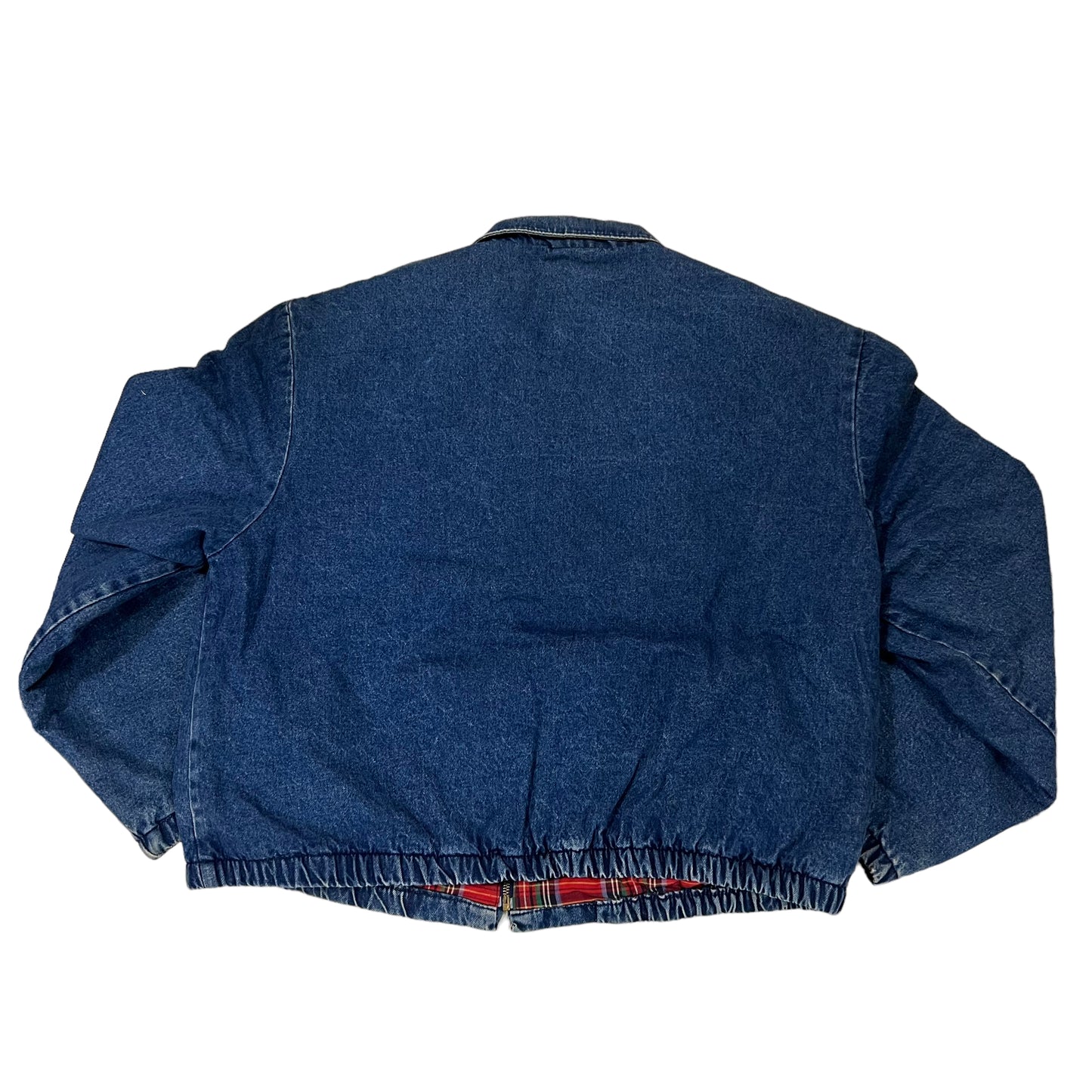 GM104 L.L.Bean エルエルビーン 長袖 ジップアップ デニムジャケット トップス ネイビー メンズ 実寸参考