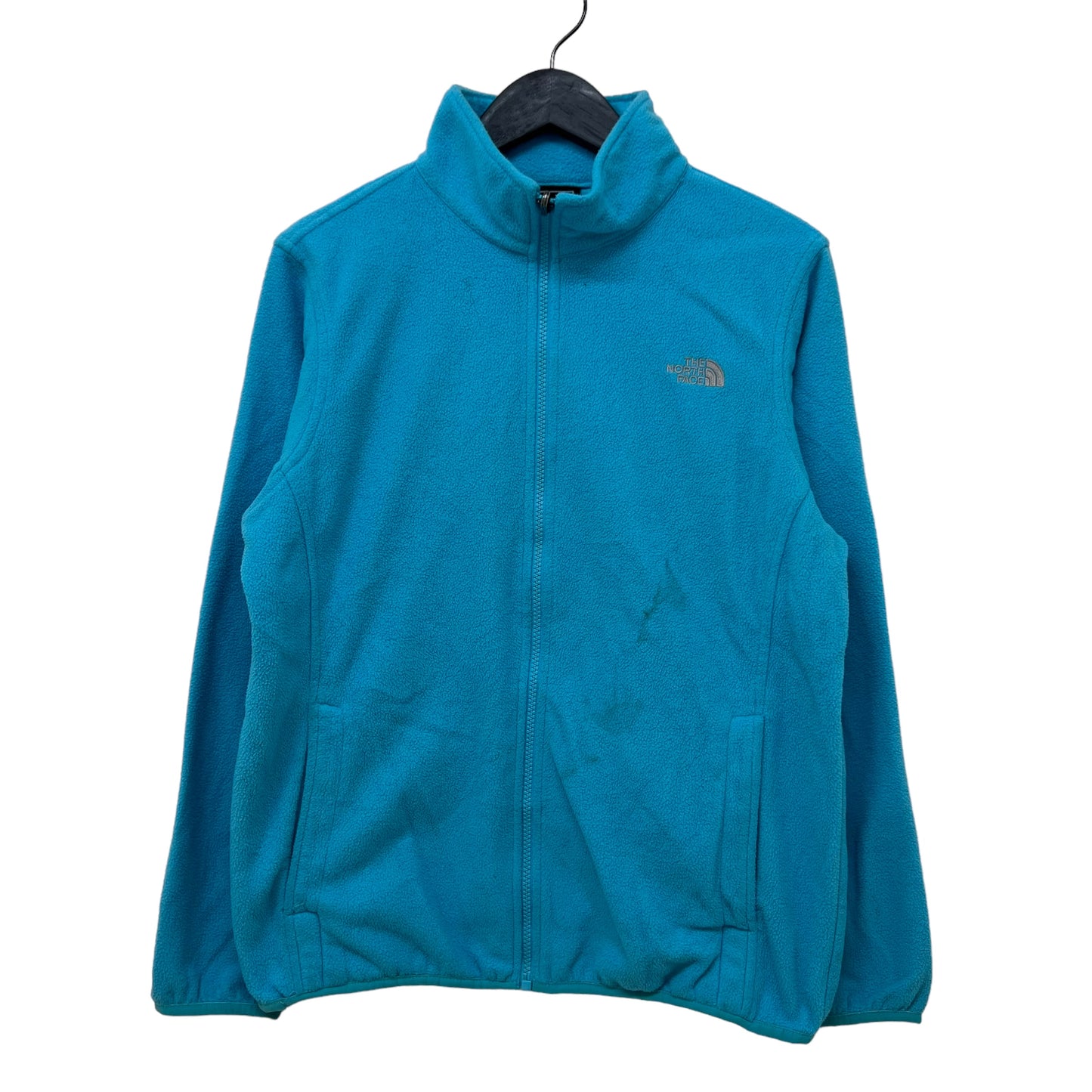 GM367 THE NORTH FACE ザノースフェイス 長袖 ジップアップ フリース ジャケット 上着 羽織り トップス 水色 キッズ 子供服 XL