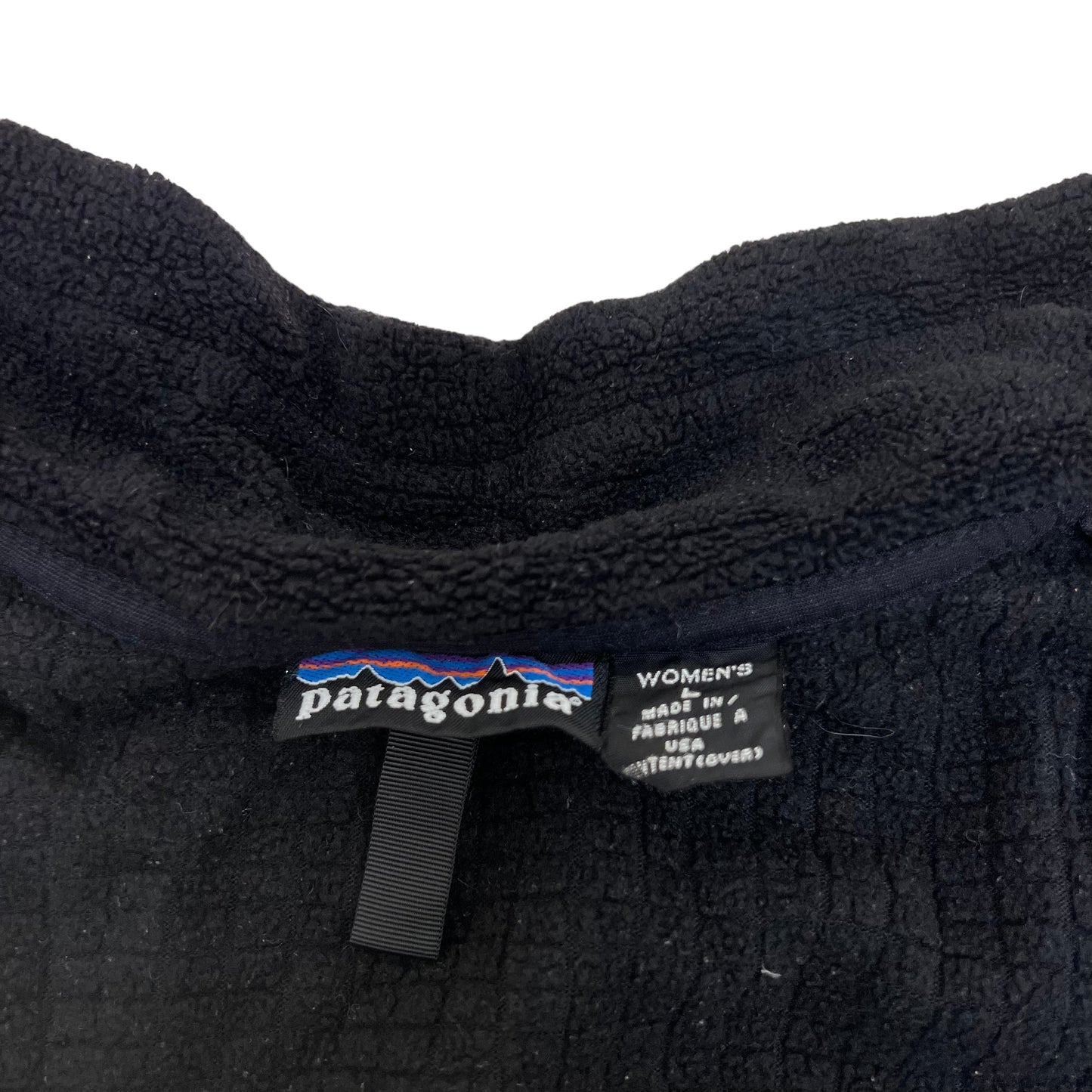 GM292 patagonia パタゴニア 長袖 ジップアップ フリース ジャケット 上着 羽織り トップス ブラック レディース L