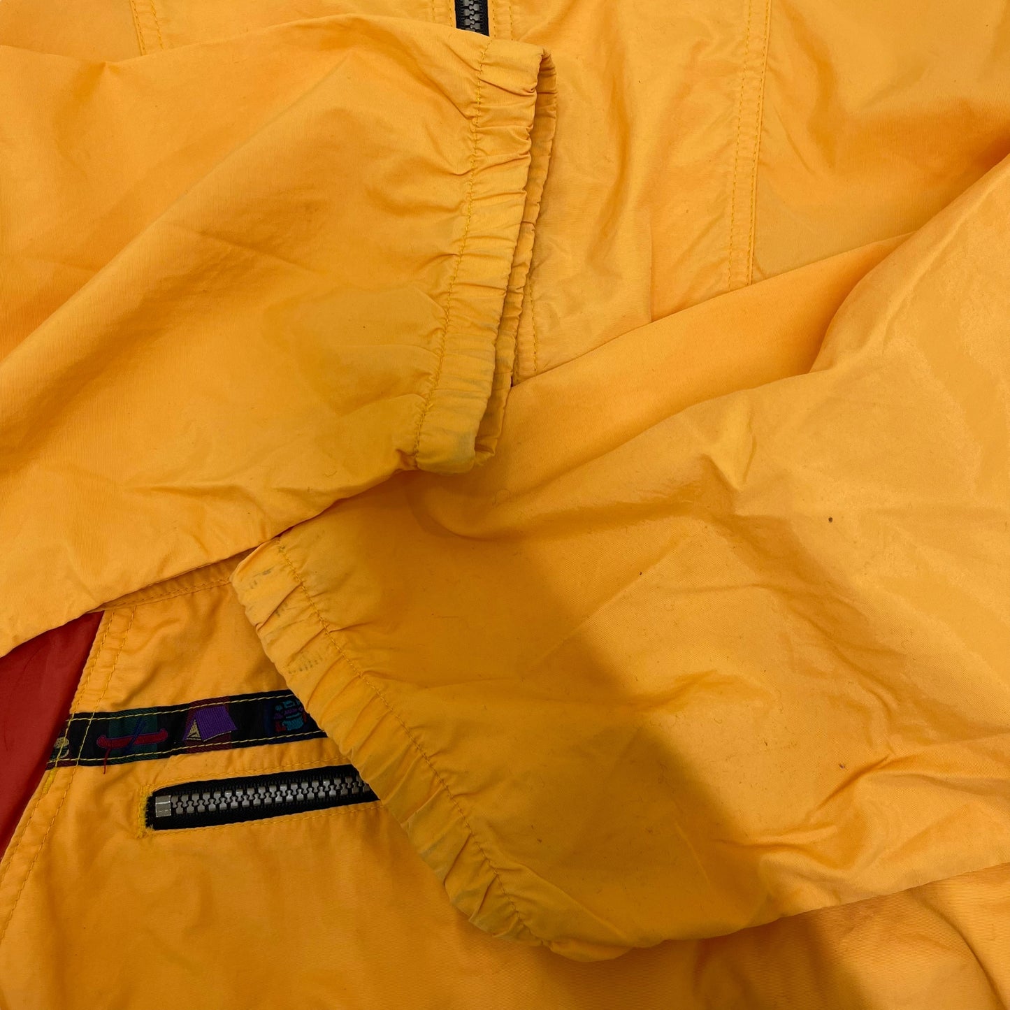 GC402 L.L.Bean アノラックパーカー ハーフジップアップパーカー パーカー フーディー オレンジ メンズ