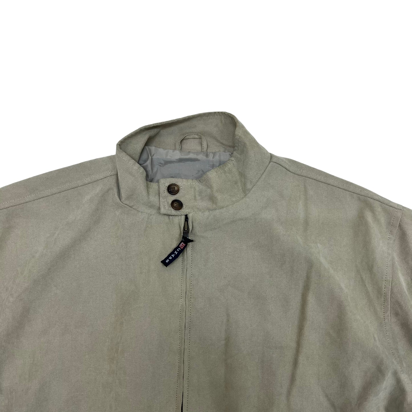 GM50 CHAPS RALPH LAUREN チャップスラルフローレン 長袖 ジップアップ ジャケット ベージュ メンズ M