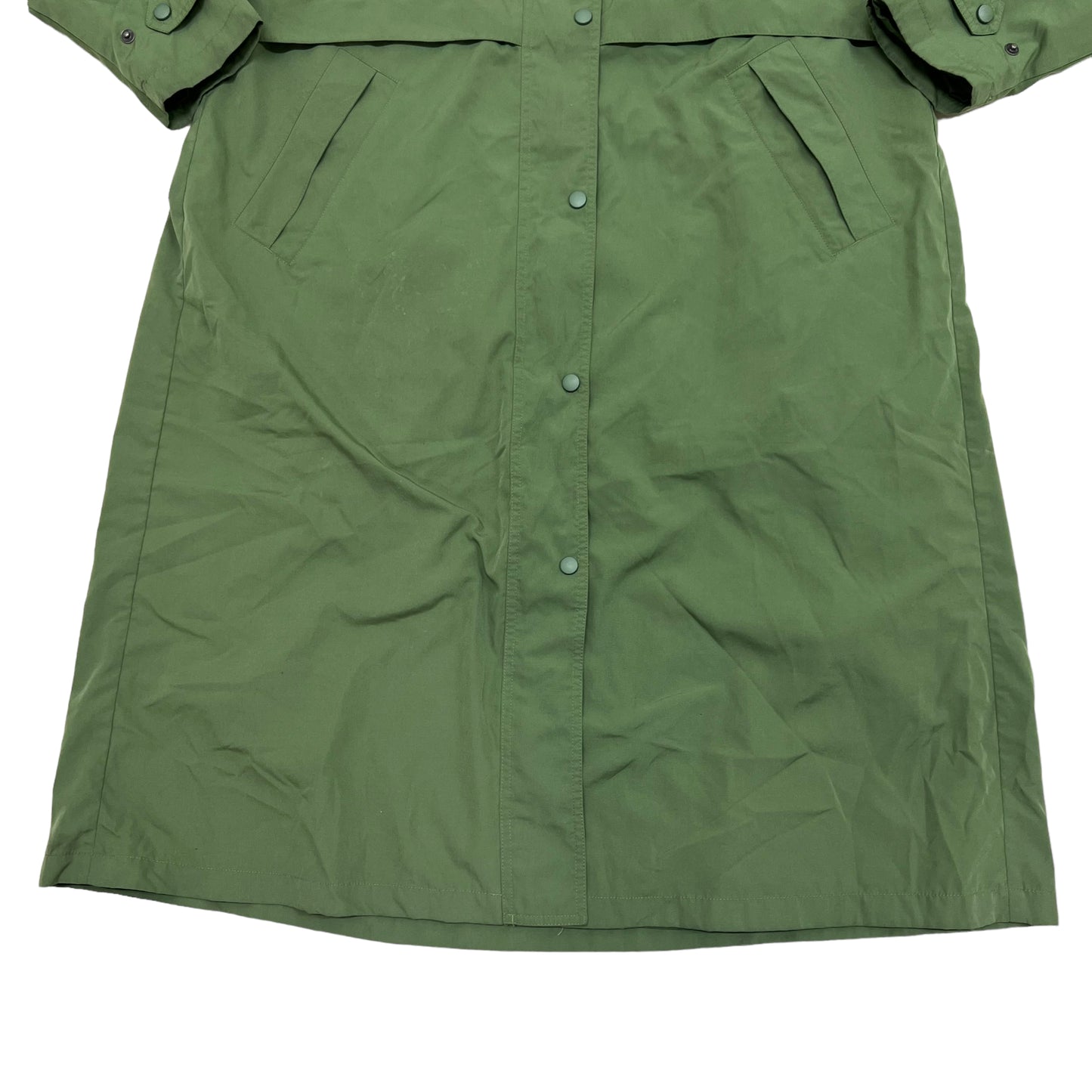 GM90 L.L.Bean エルエルビーン 長袖 ジップアップ コート アウター グリーン レディース 1X