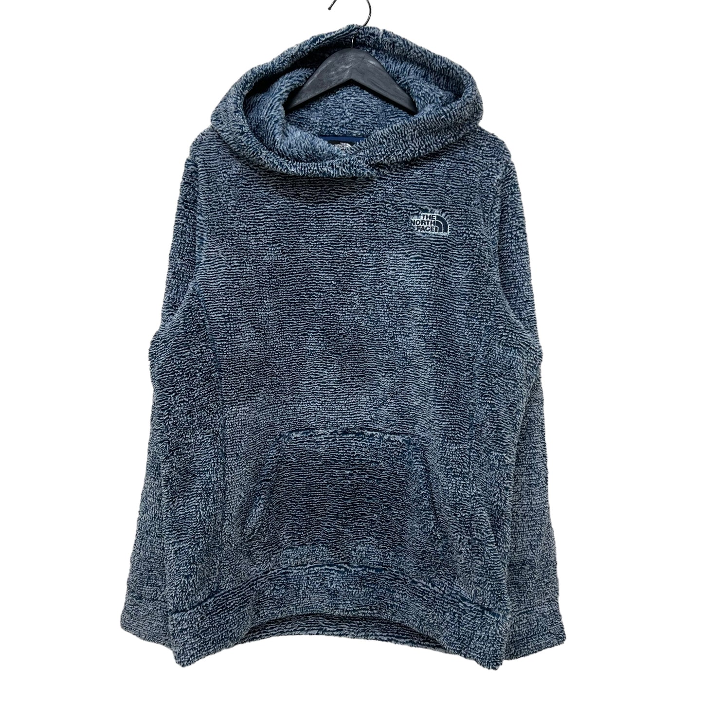 GM382 THE NORTH FACE ザノースフェイス 長袖 フリース パーカー トップス フーディー ネイビー系 レディース L