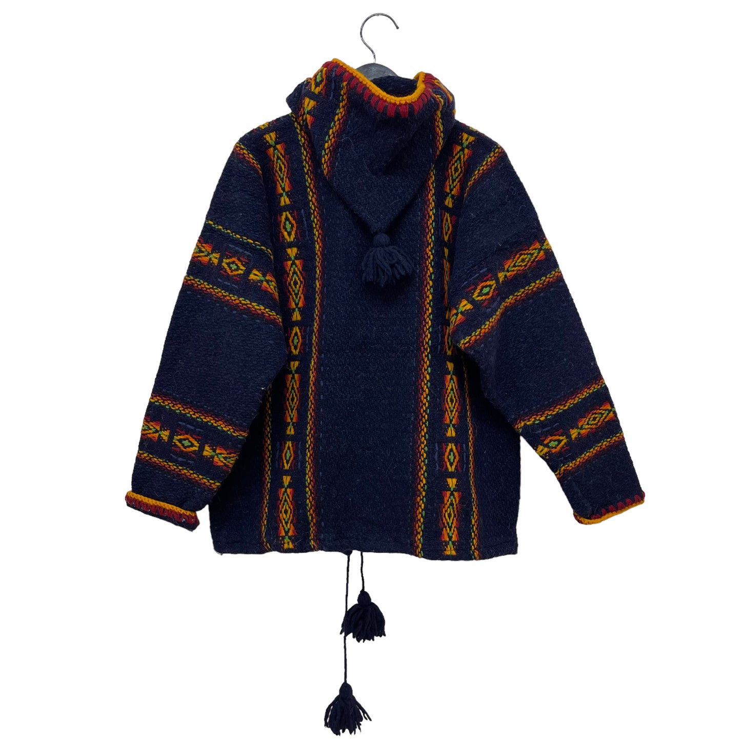 GC325 ECUADOR RAG JACKET
ラグカーディガン 羽織り ネイティブ柄 ジップアップ ネイビー系