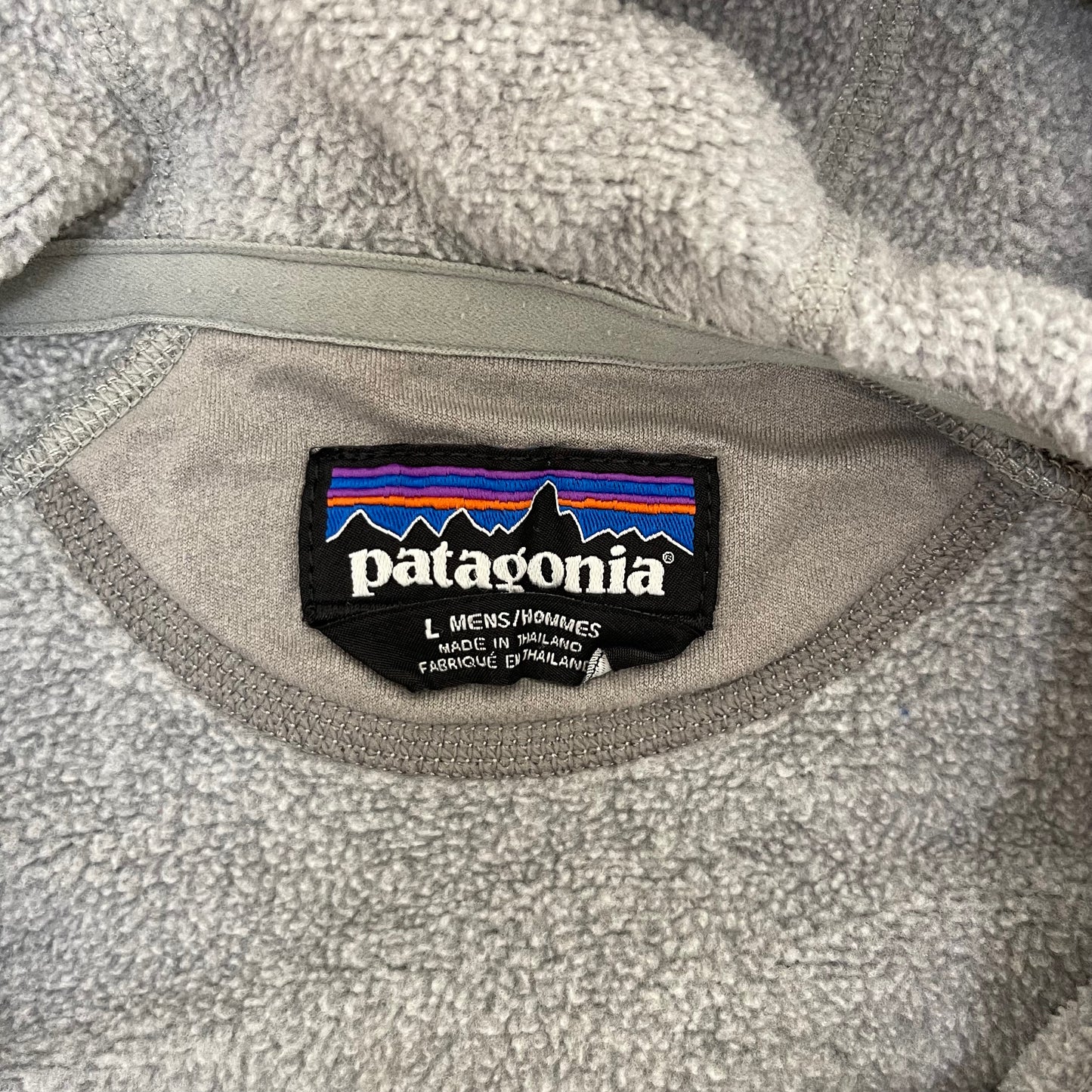 GC25 patagonia フリース パーカー グレー メンズ サイズL