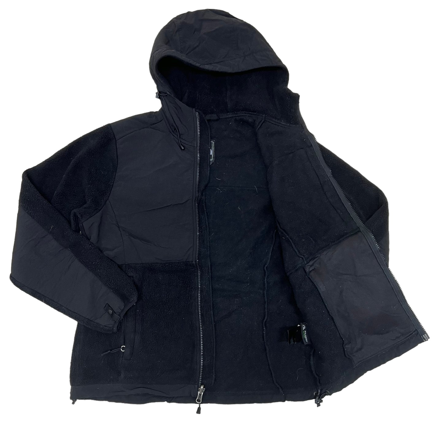 GM390 THE NORTH FACE ザノースフェイス 長袖 ジップアップ フリース ジャケット 上着 羽織り トップス ブラック レディース S