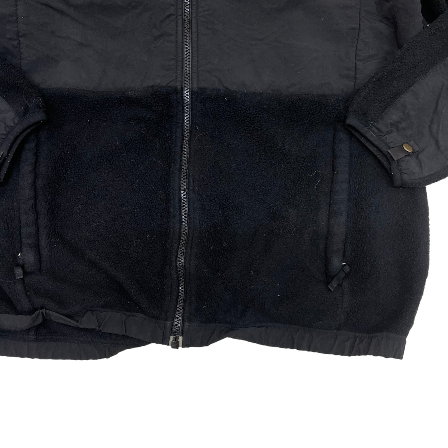 GM368 THE NORTH FACE ザノースフェイス 長袖 ジップアップ フリース ジャケット 上着 羽織り トップス ブラック キッズ 子供服 XL