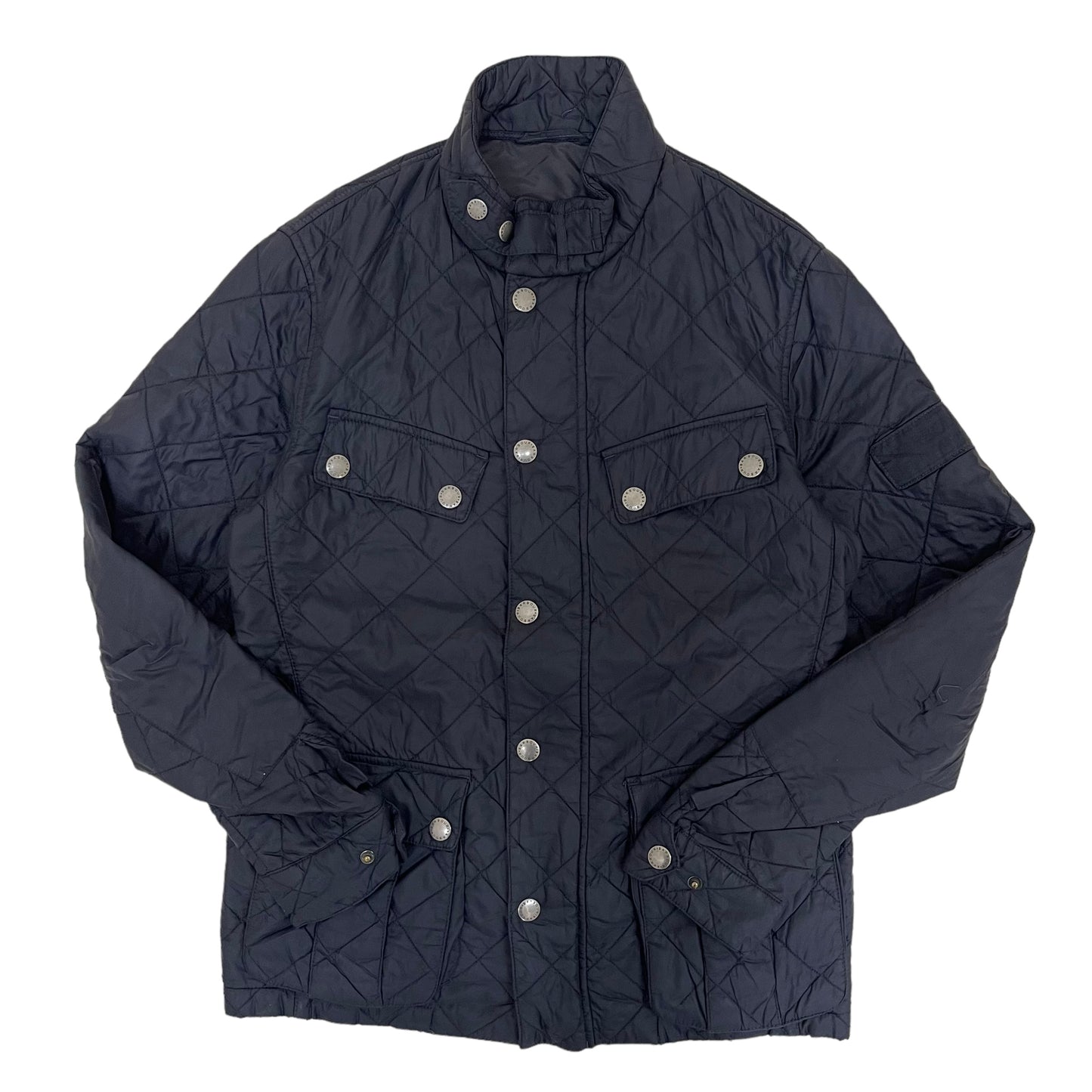 GC437 Barbour キルティングジャケット ジャケット トップス 羽織り ネイビー メンズ サイズS