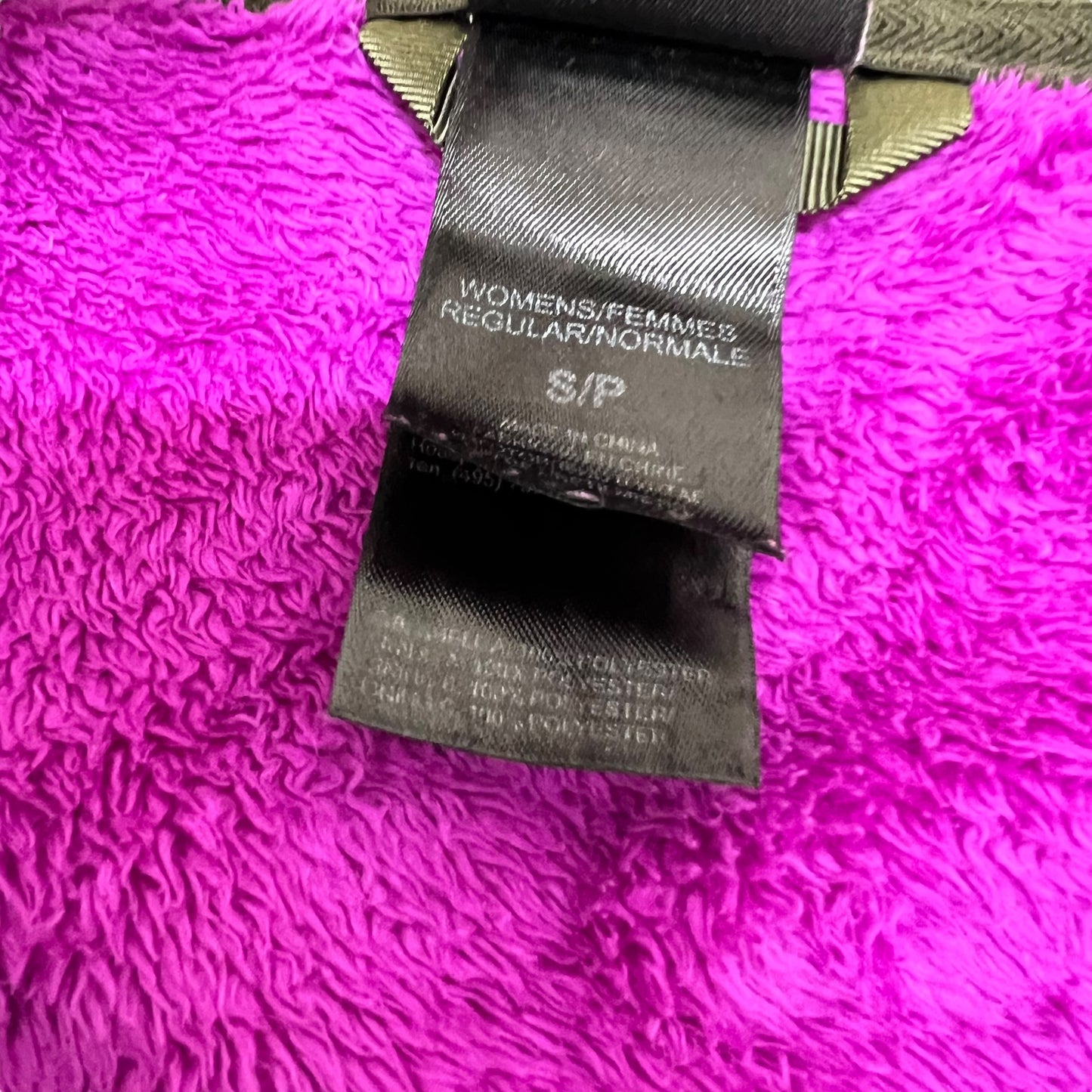 GM385 THE NORTH FACE ザノースフェイス 長袖 フリース ジップアップ ジャケット 上着 羽織り トップス パープル レディース S