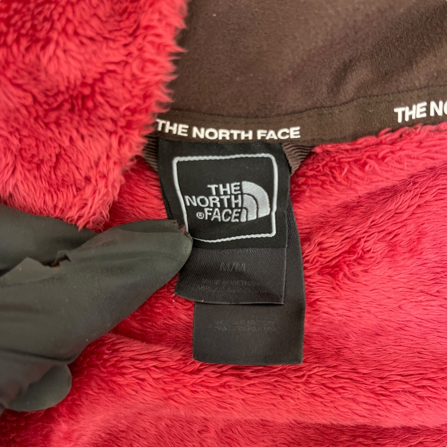 GC248 THE NORTH FACE フリーストップス トップス 裏ボア レッド レディース サイズM