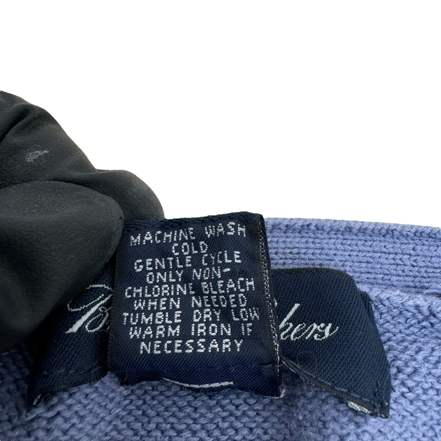 GC852 BROOKS BROTHERS ブルックスブラザーズ コットン 綿 100% ニット セーター Vネック 長袖 ブルー系 メンズ サイズM