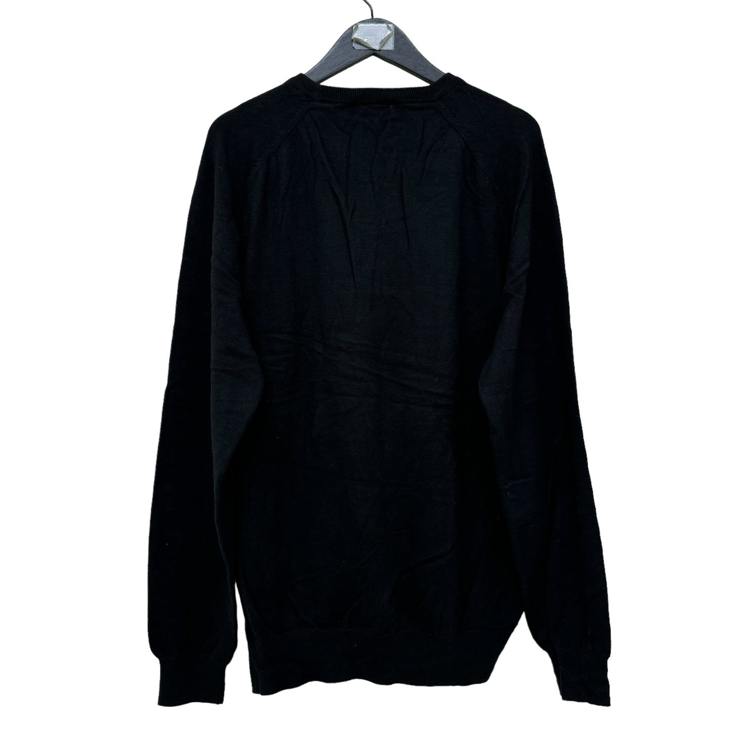 GC885 BROOKS BROTHERS 346ブルックスブラザーズ ニットセーター コットンニット ニット トップス 長袖 ブラック メンズ サイズXL