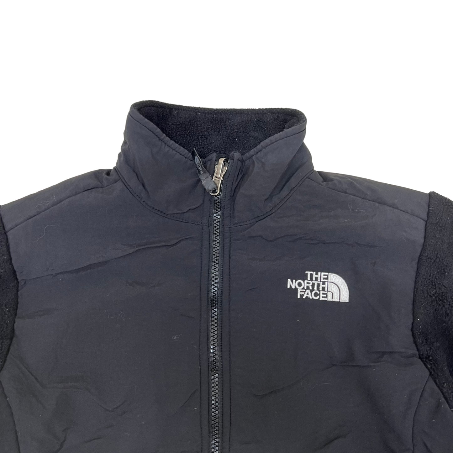 GM386 THE NORTH FACE ザノースフェイス 長袖 ジップアップ フリース ジャケット 上着 羽織り トップス ブラック キッズ 子供服 L