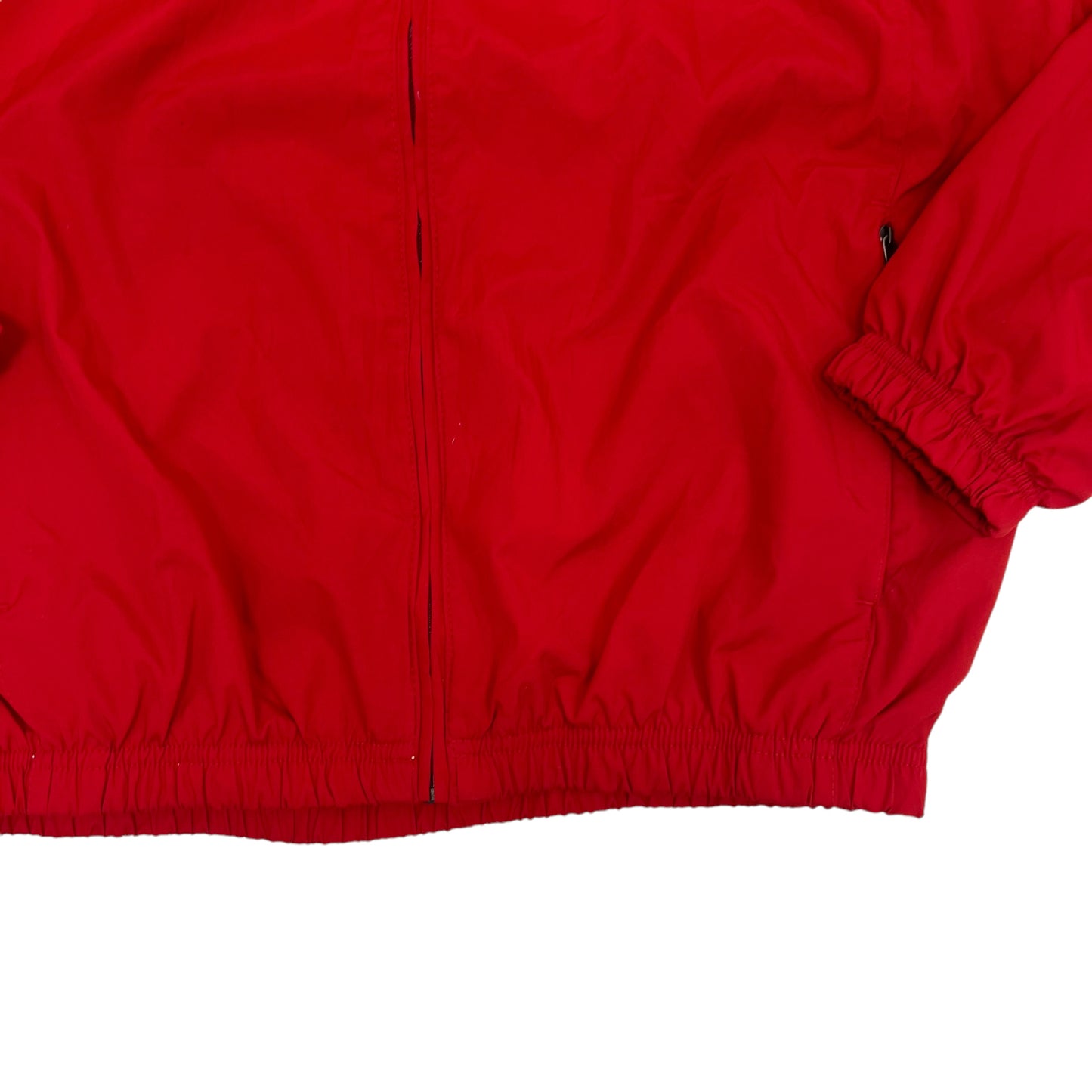 GM344 NIKE ナイキ 長袖 ジップアップ ジャケット 上着 羽織り トップス レッド メンズ XL