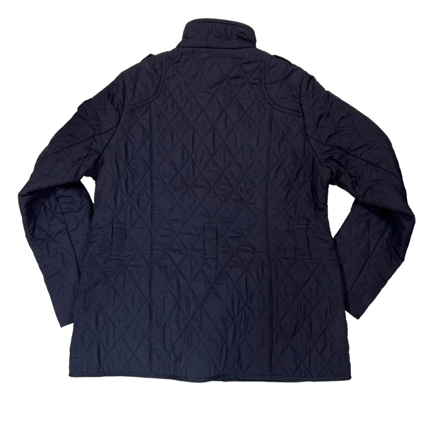 GM103 Barbour バブアー 長袖 ジップアップ キルティング ジャケット トップス ネイビー レディース 12