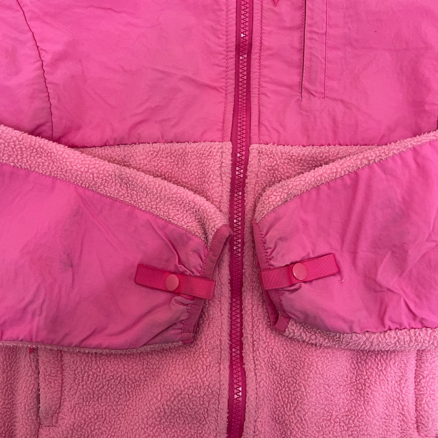 GC244 THE NORTH FACE フリーストップス トップス ジップアップ ピンク レディース サイズL