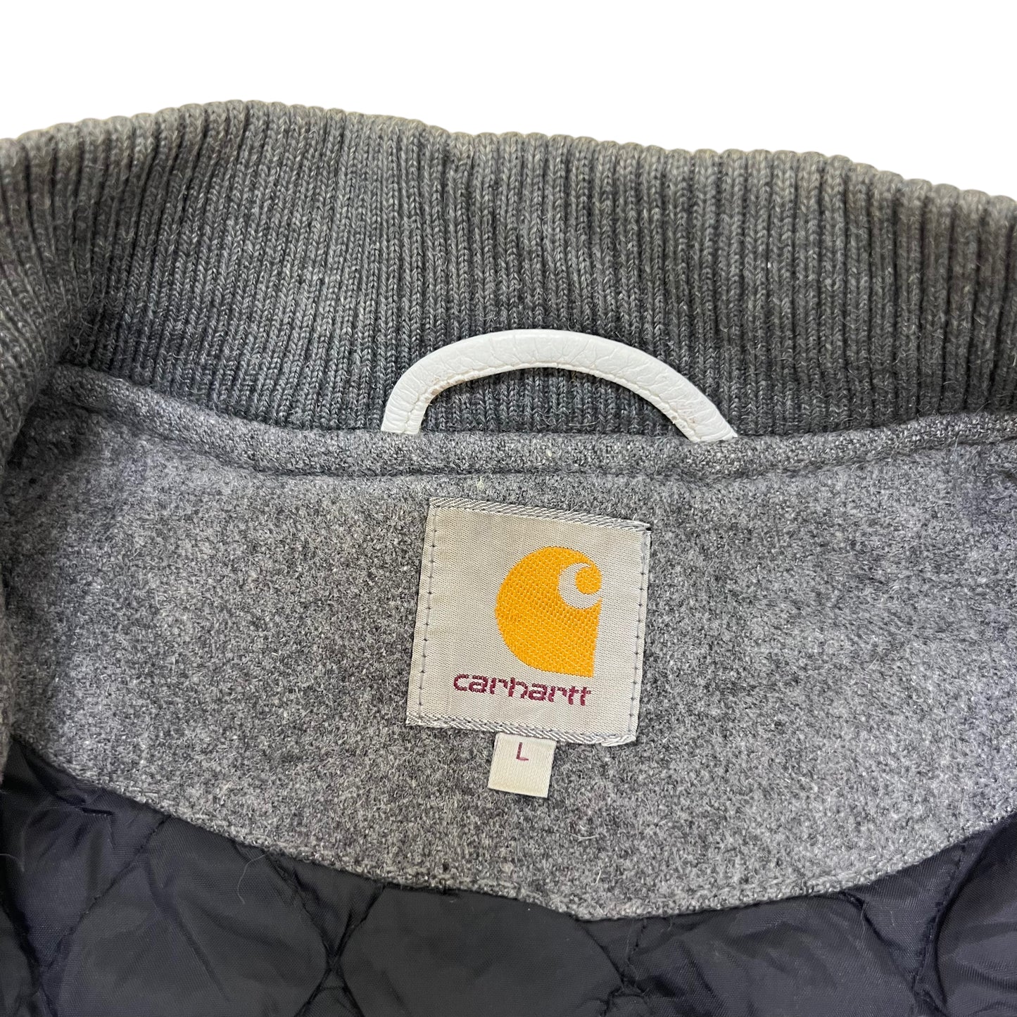 GM128 Carhartt カーハート 長袖 スナップボタン ジャケット 上着 羽織り トップス グレー系 メンズ L