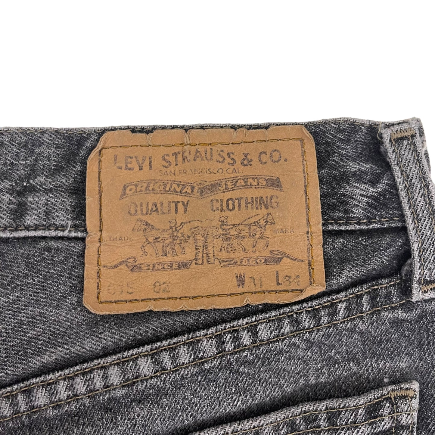 GC831 LEVI'S 615 リーバイス デニムパンツ デニム ジーパン ズボン ダークグレー メンズ サイズW31L34