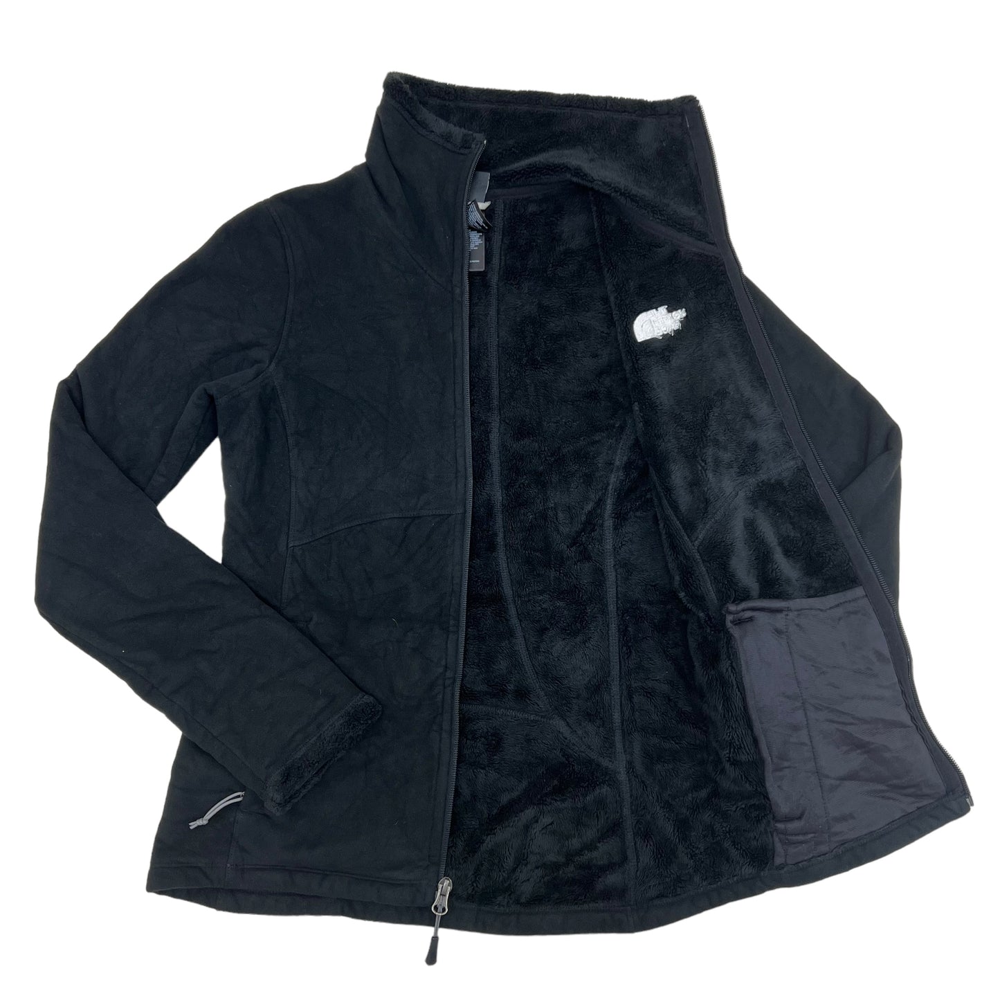 GM365 THE NORTH FACE ザノースフェイス 長袖 ジップアップ フリース ジャケット 上着 羽織り トップス ブラック レディース XS