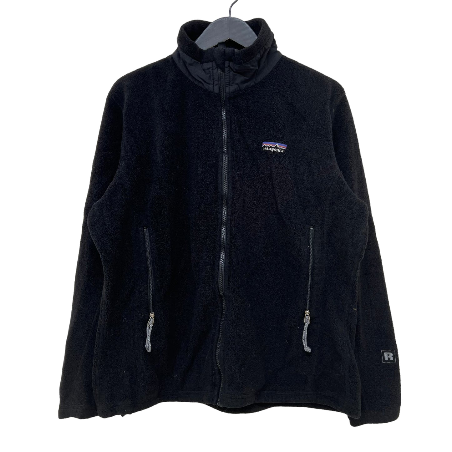 GM292 patagonia パタゴニア 長袖 ジップアップ フリース ジャケット 上着 羽織り トップス ブラック レディース L