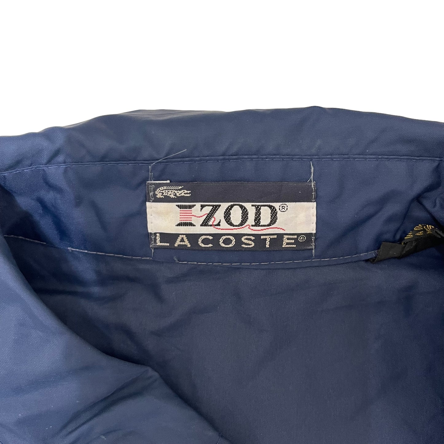 GC279 LACOSTE IZOD ジップアップジャケット ジャケット ネイビー メンズ サイズM