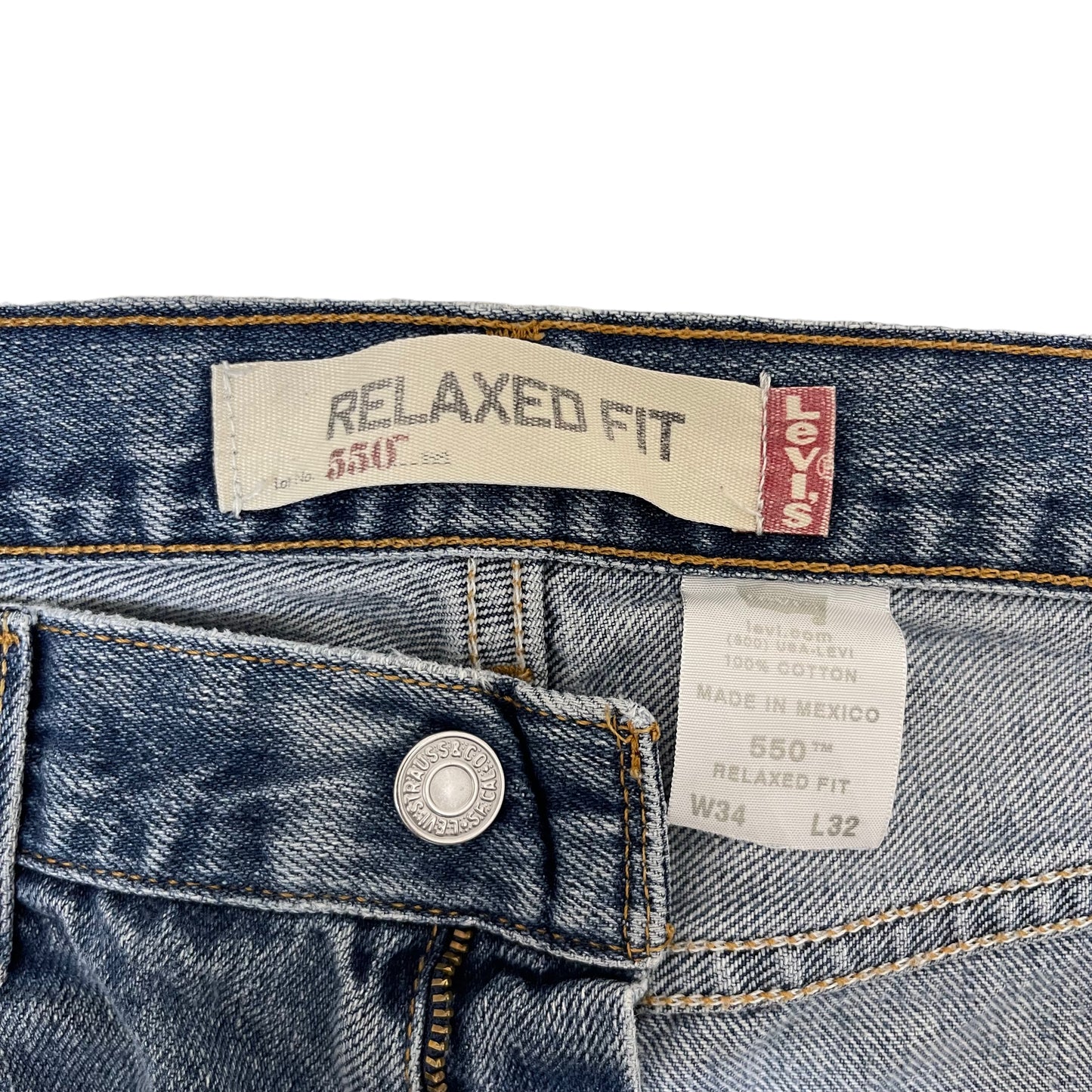 GC12 LEVIS 550 RELAXED FIT リーバイス デニムパンツ ジーンズ 34×32 メンズ